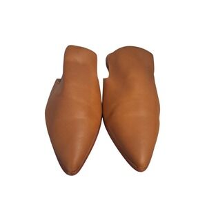 Madewell Tan Leather Mules